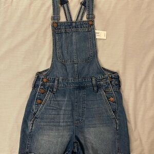 MadewellxGoop Denim Shorts Overalls